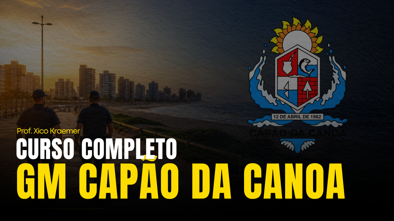 Capa do curso Guarda Municipal de Capão da Canoa