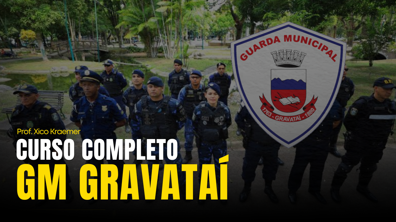 Capa do curso Guarda Municipal de Gravataí