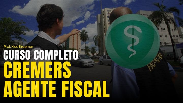 Capa do curso CREMERS — Agente Fiscal
