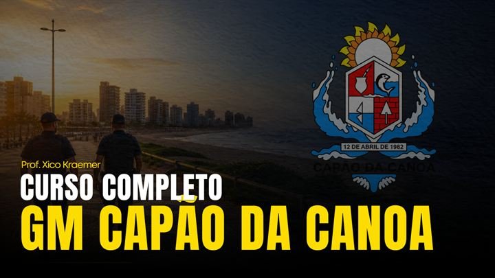 Capa do curso Guarda Municipal de Capão da Canoa