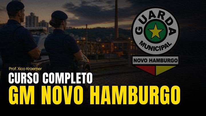 Capa do curso Guarda Municipal de Novo Hamburgo