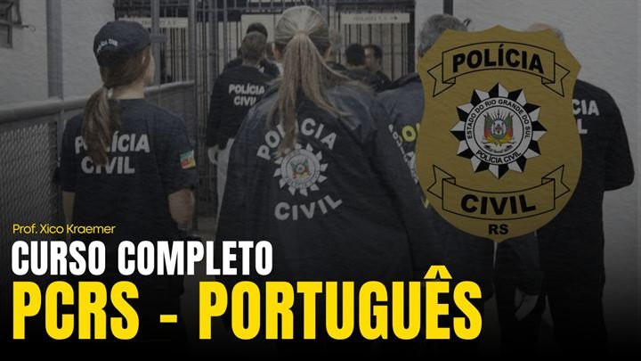 Capa do curso Polícia Civil RS — Reta final de Português